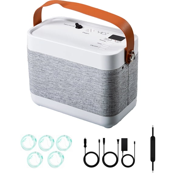 1-5LOxygen&generator Tube &th Accessories-(24Hrs) Quiet(All-Age Use) Concentrator for Home use&Travel, Continuous Output Model(55%-93%)