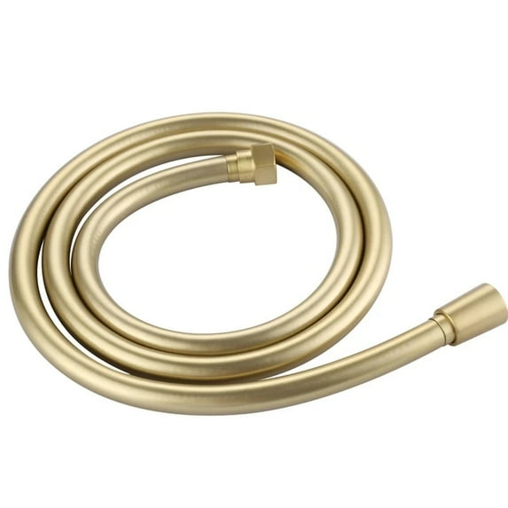 1.5M Golden PVC Flexible Shower Hose Long Bathroom Shower Water Hose Extension Plumbing Pipe Pulling Tube Bathroom Accessories