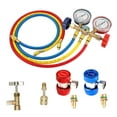 thumbnail image 1 of 1.5M Hose R134a Refrigerant Manifold Gauge Air Condition Refrigeration Set Air Conditioning Tools Set For R12 R22 R404A R134A ,Easy to Install, 1 of 6