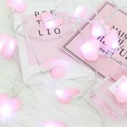 1 5M LED Flower String Lights Artificial Rose Bouquet Romantic Fairy Light Garland Valentines Day Wedding Party Decor