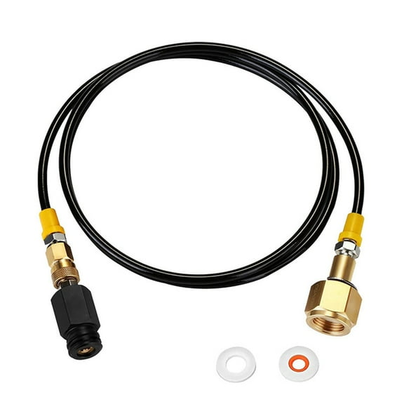 1.5M Soda Hose Adapter Kit Soda Water Dispenser Inflation Hose CO 2 Gas Tank Hose with Filter Screen High Pressure Connection Pipe Gas Bubble Water CGA320
