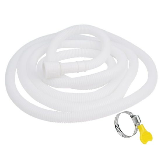 1-5M White Drain Hose Pipe Inlet Extension Tube Drainpipe for Faucet Accessories 300cm