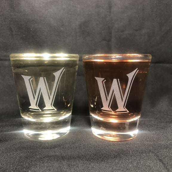 1.5OZ SHOT GLASS SET MONOGRAM W