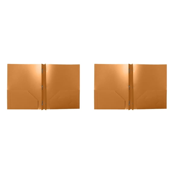 1-5Pcs 9.4x11.7 Inch Two Pocket File Folder Three Hole Punch Prong Fasteners - Colored Plastic Folders with Pockets, Durable Heavy Duty File Folders for Office