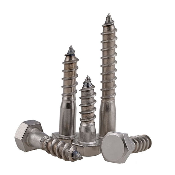 1-5Pcs DIN571 M6 M8 M10 304 Stainless Steel External Hex Self-tapping ...