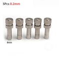 thumbnail image 1 of 1/5Pcs For Misting Cooling System 0.15-0.8mm Gardening Irrigation Parts Low Pressure Spray Nozzles Quick Pushing Water Irrigation Sprinkler Atomizing Misting Nozzle 5PCS 0.2MM, 1 of 8