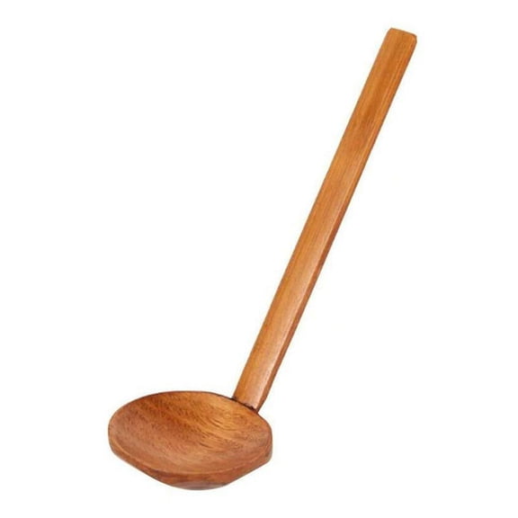 Carroterr Japanese Style Wooden Ramen Spoon Soup Spoon Utensil Slotted Spoon Kitchen UK F5S9