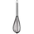 thumbnail image 1 of 1/5Pcs Silicone Whisk Stainless Steel Handle Dishwasher Safe Ergonomic Design with Hanging Hole Egg Beater Kitchen Supplies-1pc,Black, 1 of 8