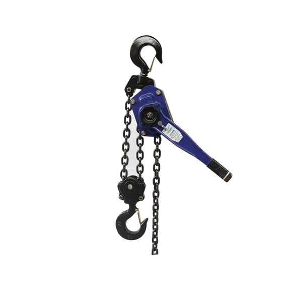 1.5T 2T 3m Household Manual Ratcheting Lever Chain Hoist Chain Block Hand Tensioned Pulley Hook Mount Wire Rope Device