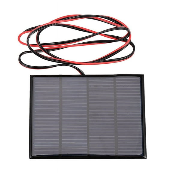 1.5W 12V Mini Solar Panel Small Cell Module Charger With 1M Wire,1 x Solar Panel 1 x Wire,Black