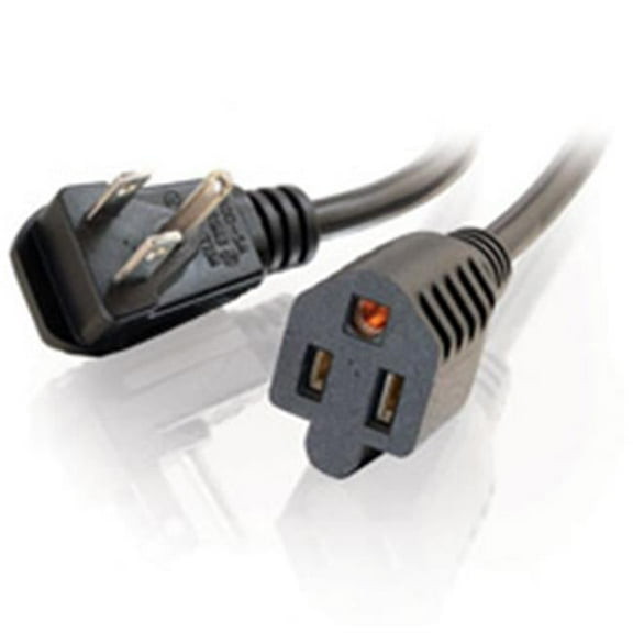 1.5ft 18 AWG Flat Plug Power Strip Plus NEMA 5-15R to NEMA 5-15P