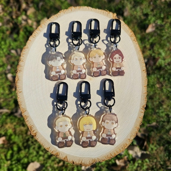 1.5in AOT Epoxy Coated Keychains (1 keychain)