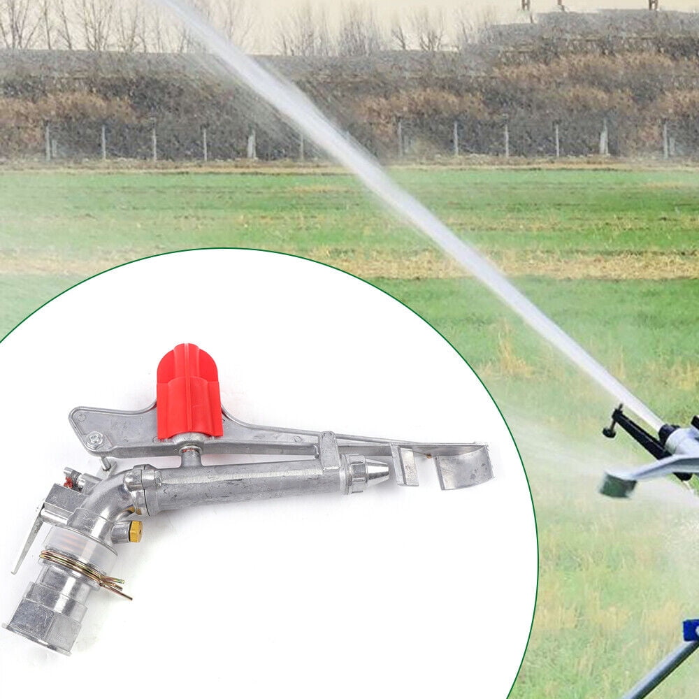 1.5in Irrigation Spray Gun, 360° Adjustable, Zinc Alloy Sprinkler Gun for Garden