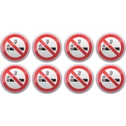 1.5in x 1.5in No Smoking Stickers
