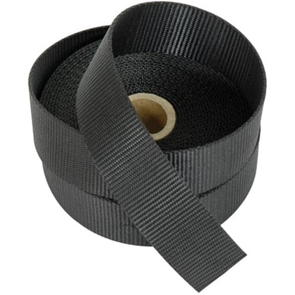 1.5in. x 100 yards Heavy Polypro Webbing - Black