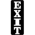 thumbnail image 1 of 1.5in x 4in Exit Door Sticker Business Sign Vinyl Decal Stickers Signs Decals, 1 of 1