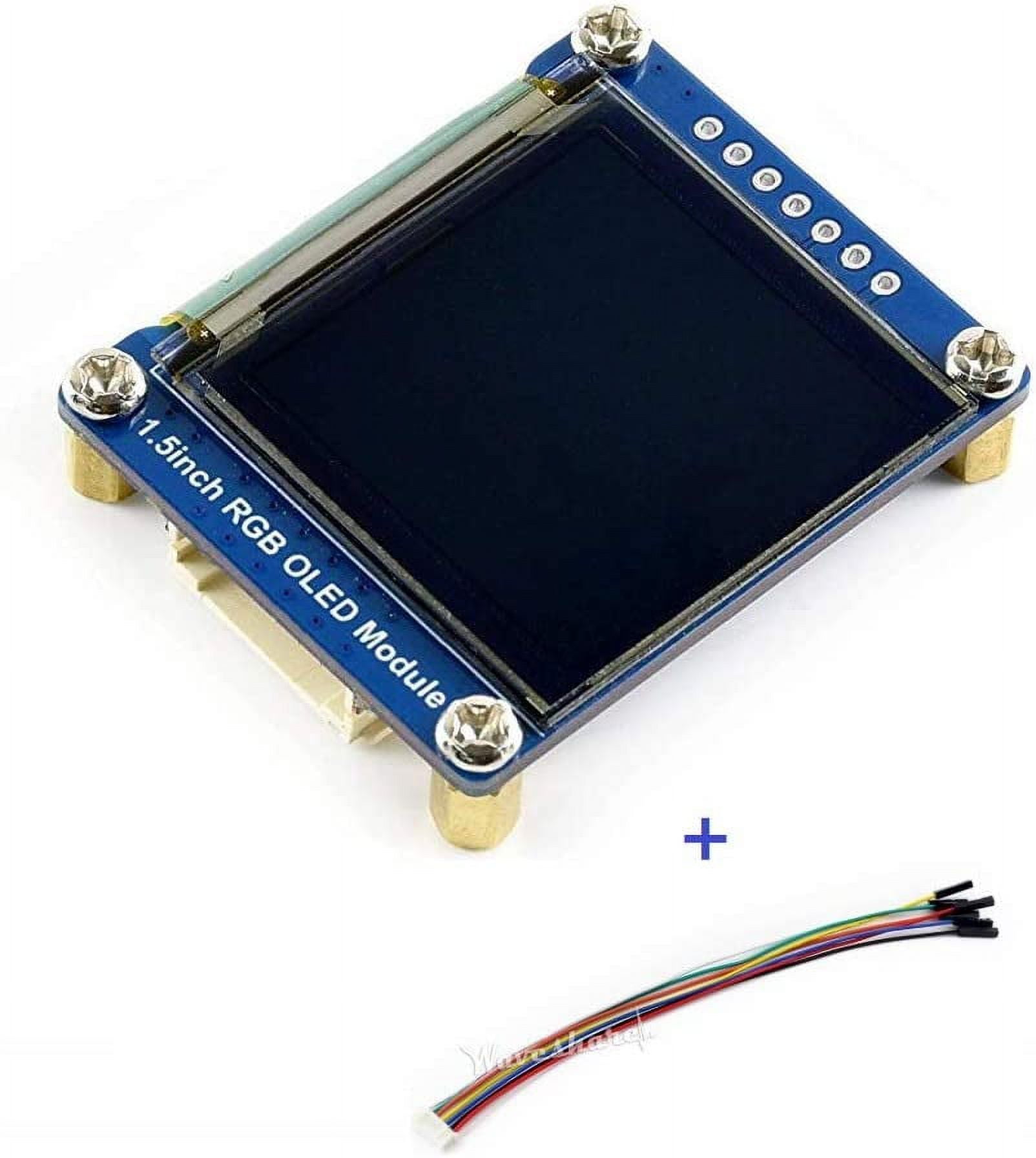 1.5inch RGB OLED Display Module, 128x128 Pixels Displaying 65K Colors, Support Arduino STM32, SPI Interface