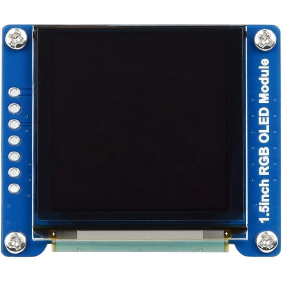 1.5inch RGB OLED Module, 128128 Resolution 65K RGB Colors Display Module for
