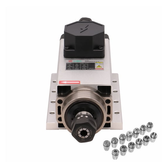 1.5kw/2.2kw 24000RPM 400HZ 3 Phase Input Air Cooled Spindle Motor +1 Set ER11 Or ER20 Collet For CNC Machine ,Efficient Performance