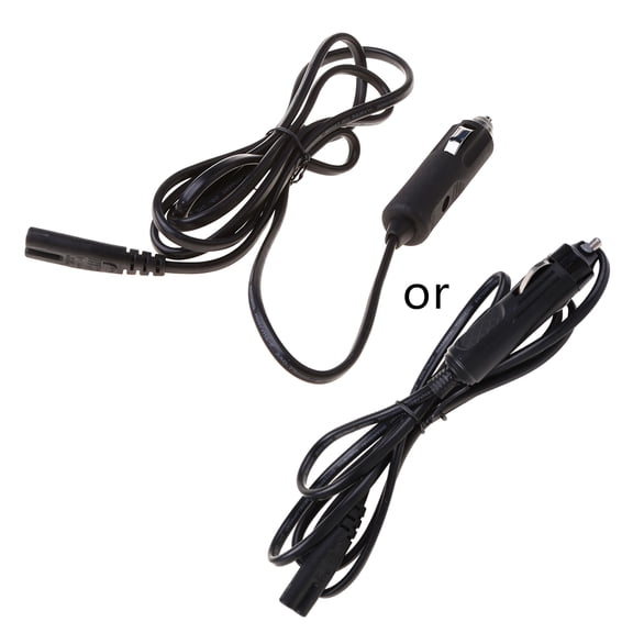 1.5m 12V 24V DC Car Cooler Cool Box Mini Fridge 2 Pin Lead Cable Plug Wire Car Refrigerator Cigarette Lighter Power Cord