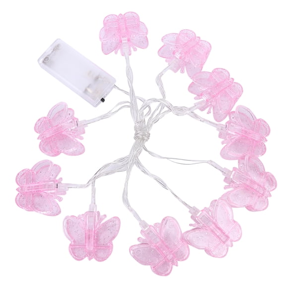 1.5m Creative Photo Clip Light String with 10 Warm White LEDS, Plastic Decorative Adornment Lamp for Any Space