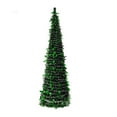 thumbnail image 1 of 1.5m Extendable Christmas Tree Foldable Artificial Tree for Holiday Decoration Space-Saving Tabletop or Floor Ornament for Home Office and Party Displays, 1 of 5