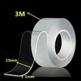 15m Nano Double Sided Tape Heavy Duty Transparent Adhesive Strips