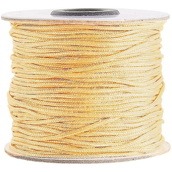 1.5mm/ 100 Yards Nylon Blinds String Replacement Lift Shade Cord Pull String Rope for Rollers Windows Roman Shade Repair Light Khaki