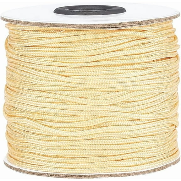 1.5mm 100 Yards Nylon Thread Blinds String Beading Cord Bracelet String Lift Shade Cord Kumihimo Macrame Thread for Rollers Windows Roman Shade Repair Friendship Bracelet for diy