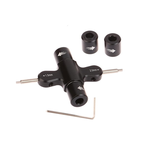 1.5mm 2.0mm Hexagon Screwdriver Quick Release Ratcheting Square Wrench Tool for Traveling Repair Car Maintenance