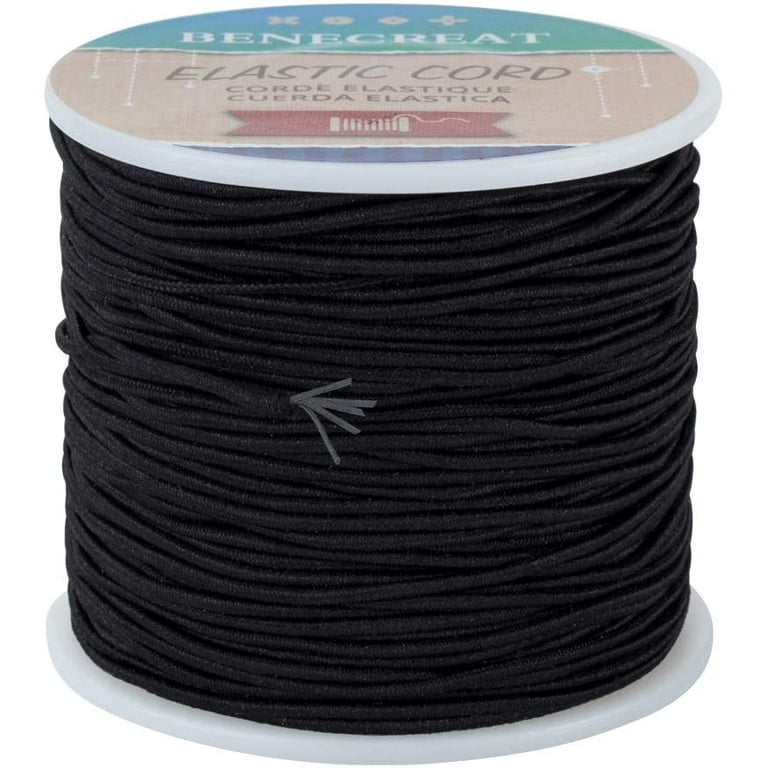 Black Elastic Cord 76 Yard Stretch Thread Beading Cord