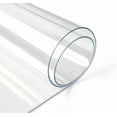 thumbnail image 1 of 1.5mm Clear Desk Cover Protector, 20×42 Inch Clear Desk Cover, Rectangular Vinyl Desk Pad, PVC Plastic Table Cover for Office, Dresser, Night Stand, Computer & Writing Desk Tabletop, 1 of 6