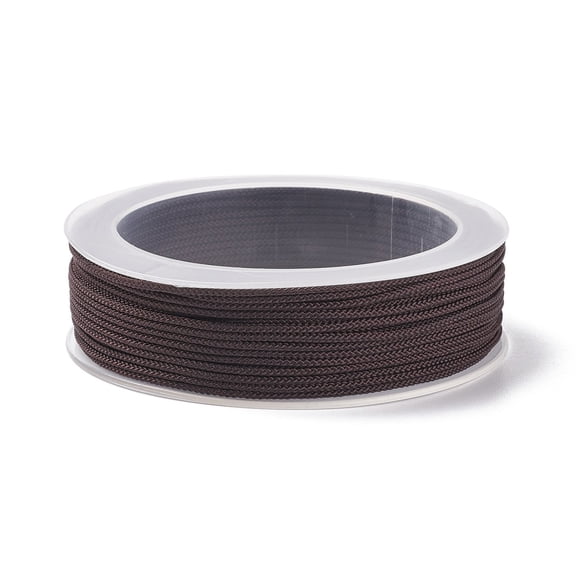 1.5mm Nylon Rope Beaded Thread Suitable for lace Bracelet Chinese Knot Necklace Jewelry Making 13 Yards Camel