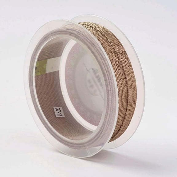 1.5mm Nylon Rope Beaded Wire Suitable for lace Bracelet Chinese Knot Necklace Jewelry Making 13 Yards PeachPuff Mixed Color