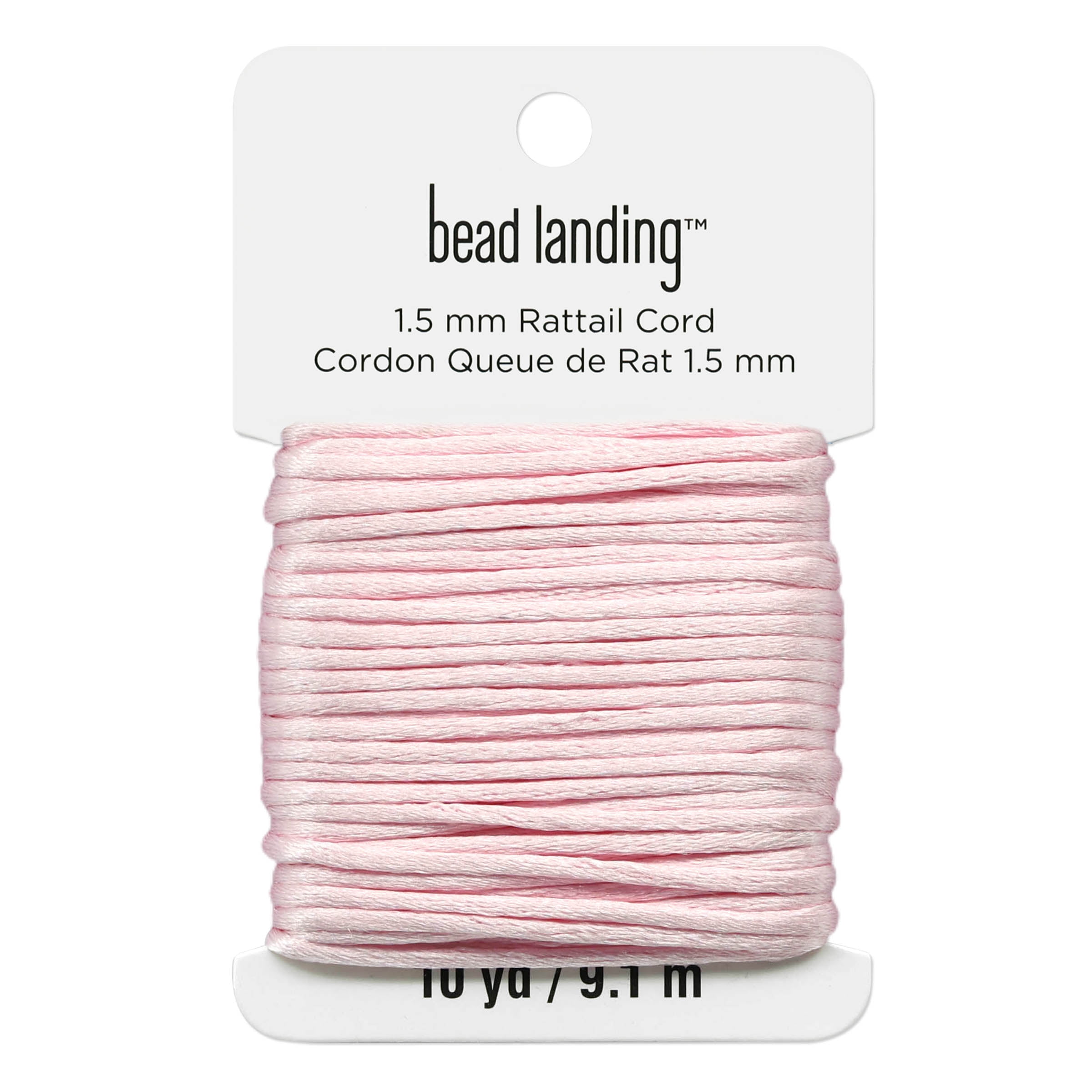 1.5mm Rattail Cord by Bead Landing – 10 Yards - 12 Pack – Crafting Supplies for Friendship Bracelets - Macrame - 12 Pack