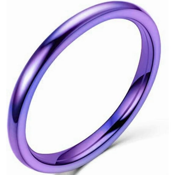 1.5mm Stainless Steel Classical Plain Stackable Wedding Band Ring ...