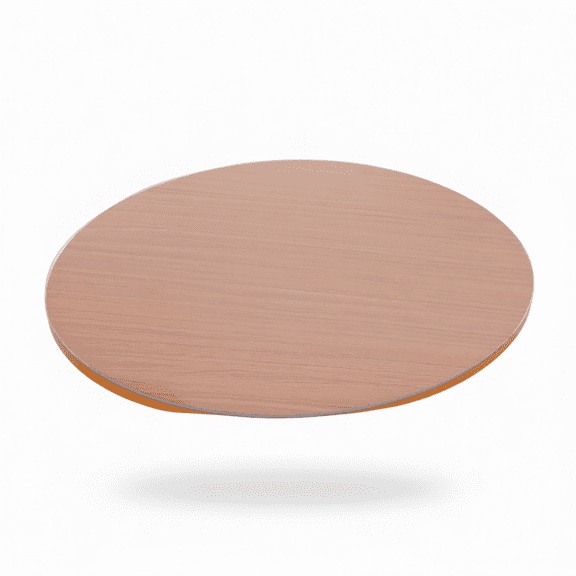 1.5mm Thick Clear Round Table Protector, Waterproof PVC Vinyl Tablecloth Pad, Transparent Desk Cover Mat for Dining & Coffee Table(Transparent,18 Inch)