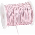 thumbnail image 1 of 1.5mm Waxed Cord 100 Yards Pink Waxed Cotton Threads Wax Cord Waxed Beading Thread String Twine for DIY Bracelet Necklace String Dreamcatcher Jewelry Making Macrame Sewing Project Pink, 1 of 9