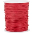 thumbnail image 1 of 1.5mm Waxed Cord 100 Yards Red Waxed Threads Wax Cotton Cord Waxed Beading String Twine for DIY Bracelet Necklaces Dreamcatcher Jewelry Making Sewing Macrame Sewing Project, 1 of 9