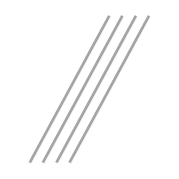 Uxcell 3.94 x 0.06" 304 Stainless Steel Solid Round Rod for DIY Crafts 4Pcs