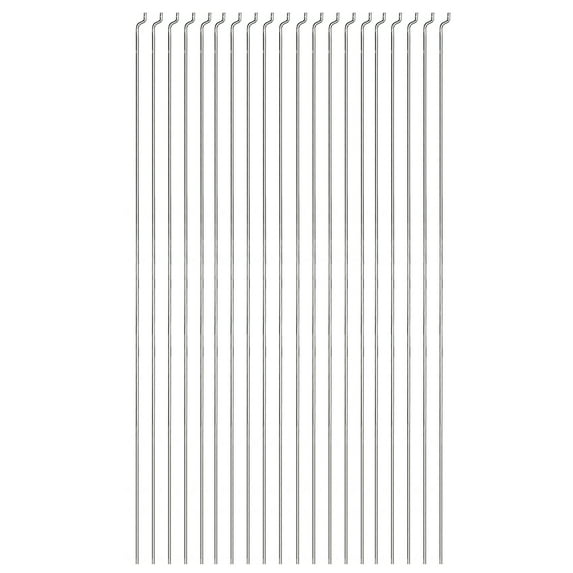 1.5mm x 300mm (12 inch) Steel Z Pull/Push Rods Parts for RC Airplane Plane Boat (Pack of 20)