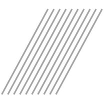 Uxcell 17.72 x 0.06" 304 Stainless Steel Solid Round Rod for DIY Craft 12Pcs