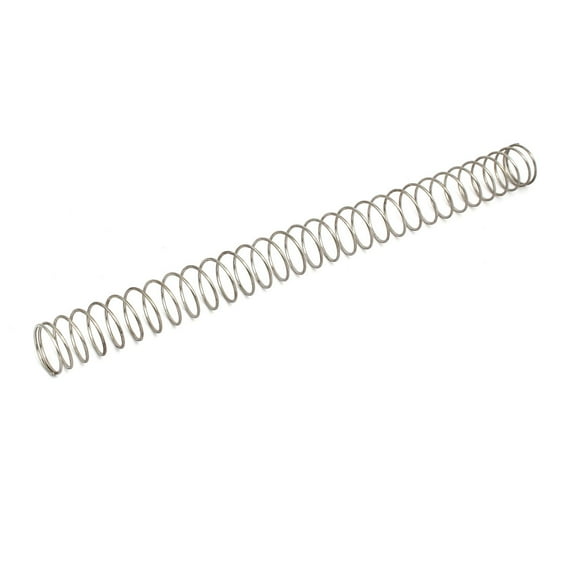 1.5mmx25mmx305mm 304 Stainless Steel Compression Springs Silver Tone