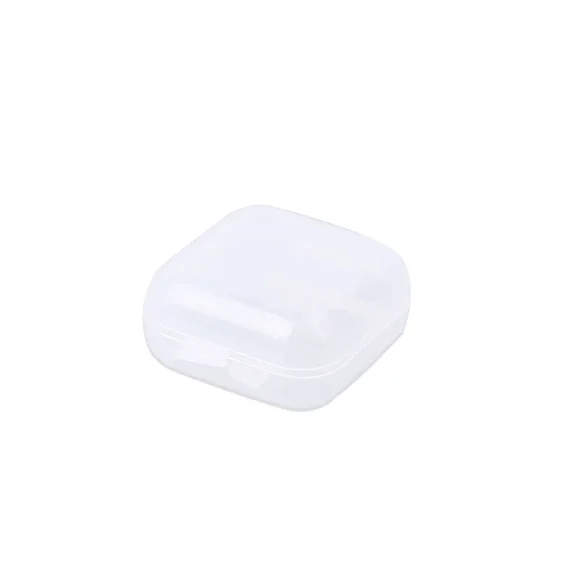 1/5pcs Square Plastic Storage Box Transparent Acrylic Flip Cover Dustproof Mini Case Pill Jewelry Packaging Display Container 1pcs-Style01