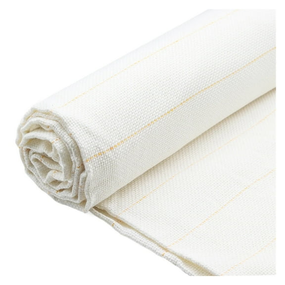 1.5x4 Meter Monk Cloth Tufting Cloth, Marked Lines Woven For Making Garments, DIY Monk Cloth Carpet Tapestry Rug Making Needlework ,Durable Design
