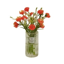 1:6 1:12 Miniature Dollhouse Flower with Vase - Mini Floral Arrangement Toy