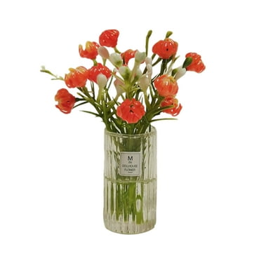 1:6 1:12 Miniature Dollhouse Flower with Vase - Mini Floral Arrangement Toy
