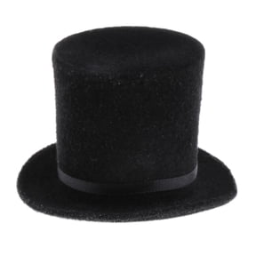 1/6 Action Figure Accessories Party Hats - Black Top Hat for Kumik 12inch Female Male Figures