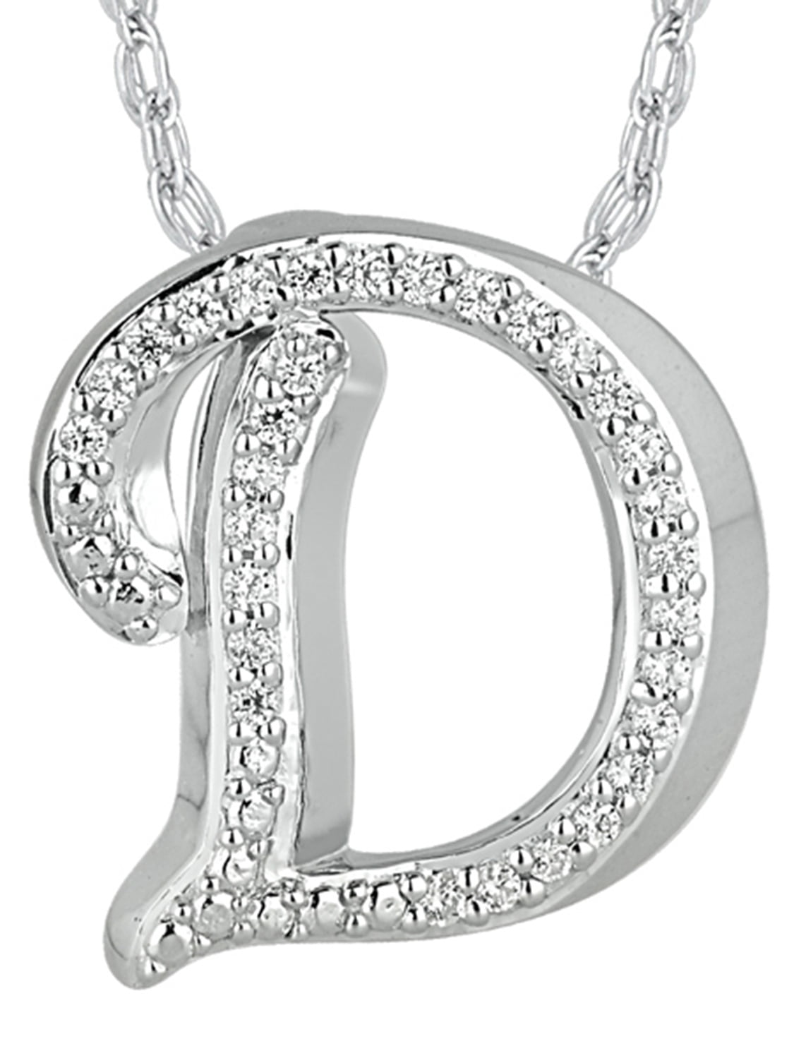 1/6 Carat T.w. Diamond Sterling Silver I
