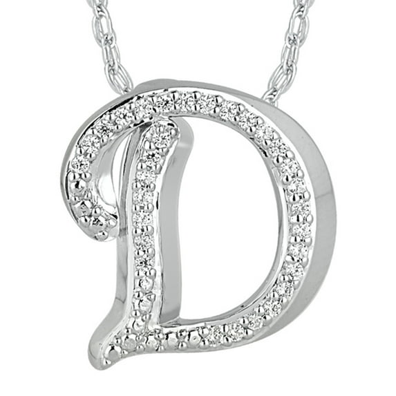 1/6 Carat T.w. Diamond Sterling Silver I